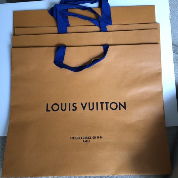 FOUR LOUIS VUITTON Authentic Empty Paper Bag - Picture 2 of 5